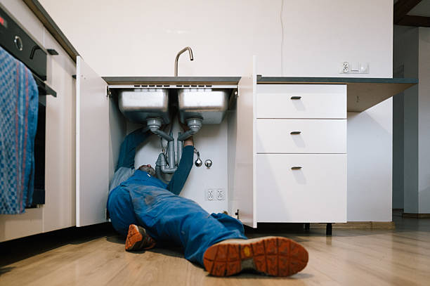 Professional Drain Cleaning technician working in Cobalt, CT